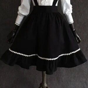 Gothic Lolita Floral Skirt